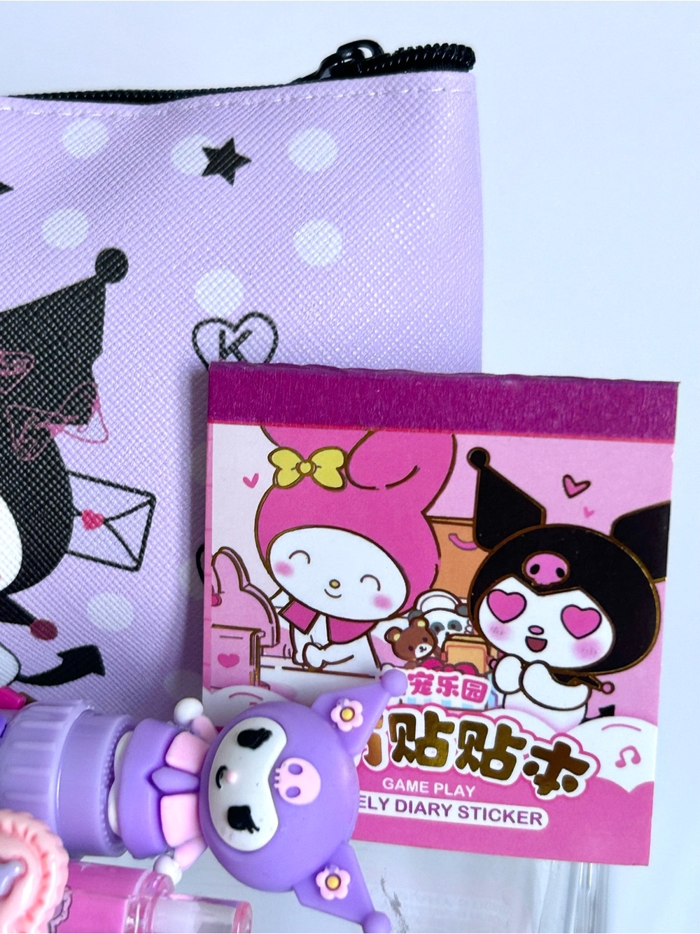 💜(KUR355) Kuromi Adorable 13-Piece Mini Fun Bundle! - Picture 6 of 8